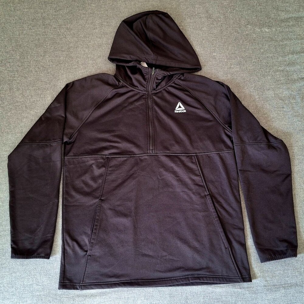 Men's Black Reebok Pullover Large Gently Used